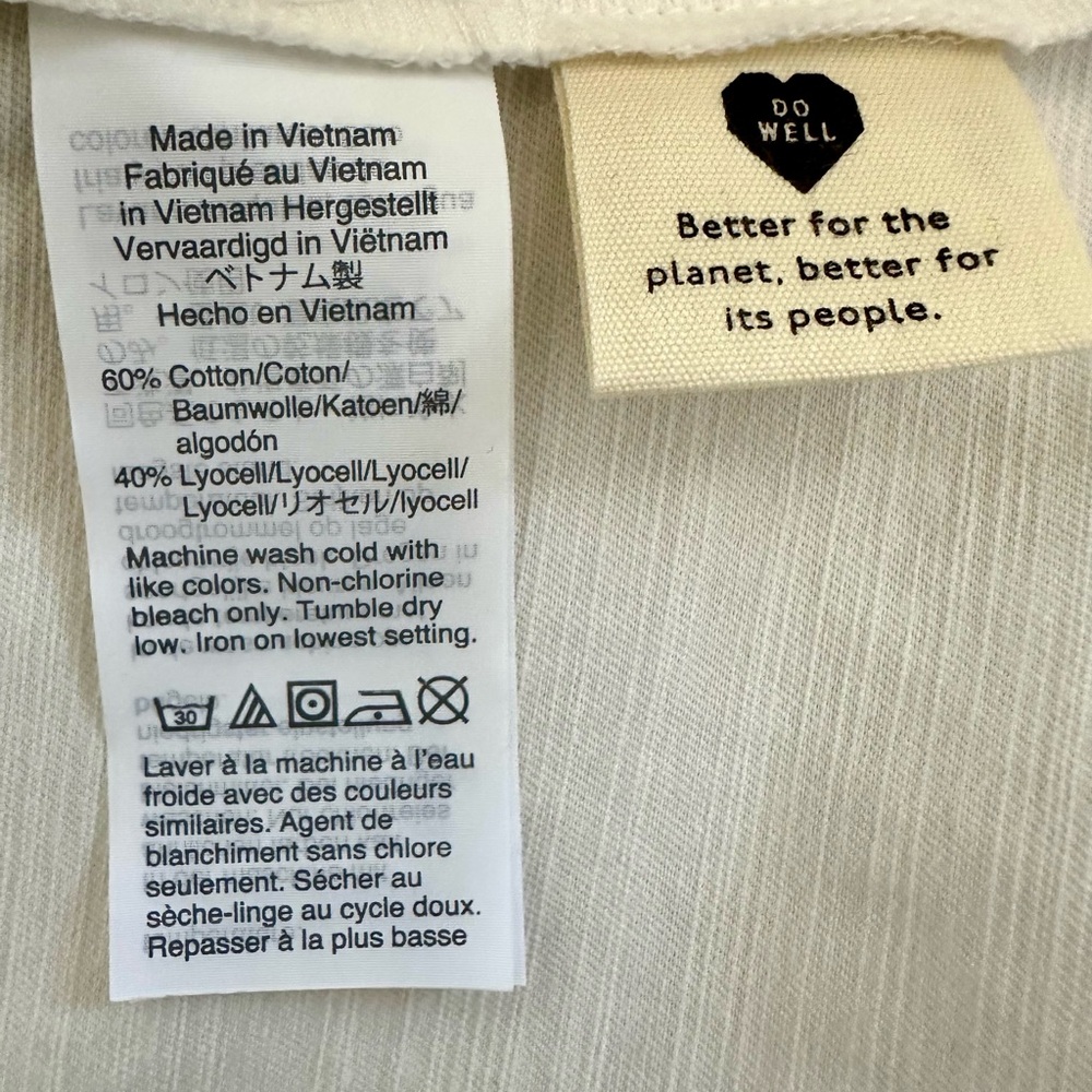 Madewell // Ivory Button-Front Midi Dress - Picture 4 of 4